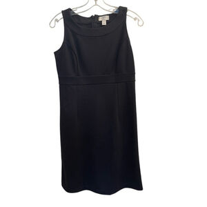 Petite Loft classic black dress sz 4P excellent used condition